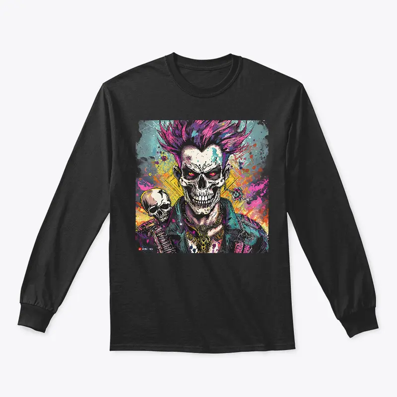 Punk T Shirt Design long sleeve tee