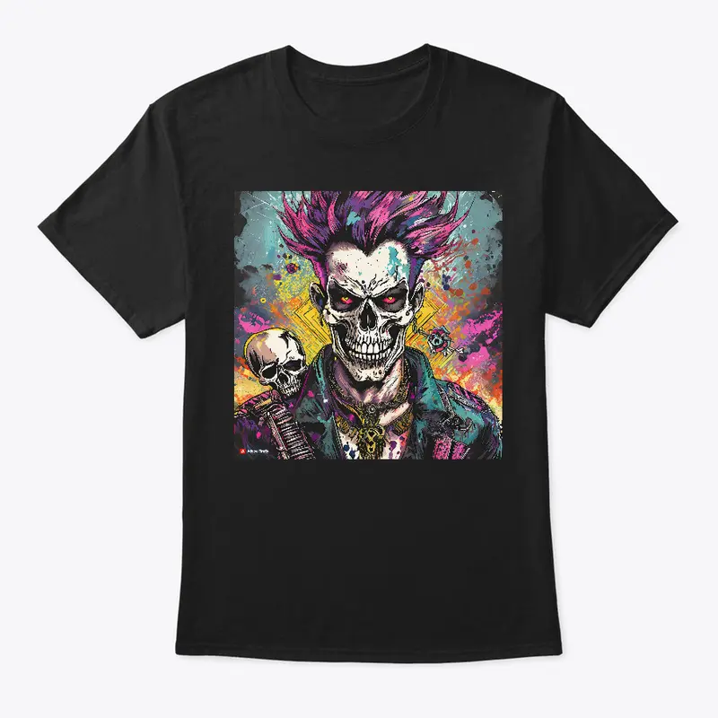 T-Shirt With Skull Design for men